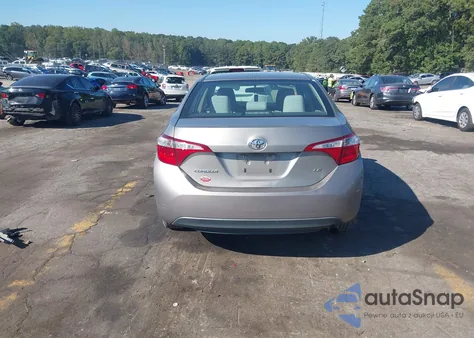 2014 Toyota Corolla Le из США, поврежденный, VIN 2T1BURHE4EC014952